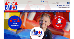 Desktop Screenshot of partyparamedics.com